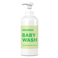 MotherGuide 從頭到腳嬰兒多合一沐浴潔膚露, 1個, 1L