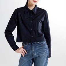 SPAO 【24秋冬新品】SPAO女款Biowashing高密度棉質短襯衫