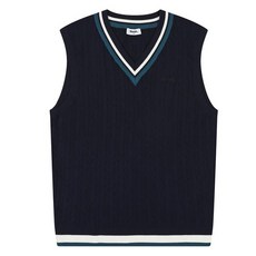 Volvik 男士高爾夫麻花V領背心 VMKVN801