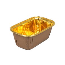 천운패키지 브레드 롤컵 직사각, 골드초코, 50개