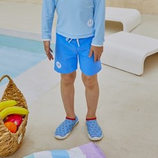 Le Motif 男童微笑短褲泳褲