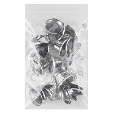 유니아트 대용량 미니종 38mm x 18p, 은색, 1개