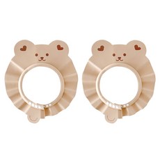 돗투돗 유아용 샴푸캡, 해피돗꼼, 2개