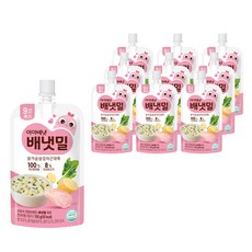 배냇밀 닭가슴살 감자 근대죽 후기 이유식, 100g, 10개, 혼합맛(닭가슴살/감자/근대)