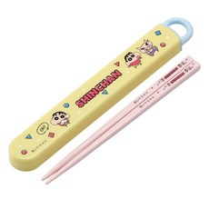 Skater 隨身筷 ABS2AMAG, 筷子 + 收納盒, 蠟筆小新款, 1組