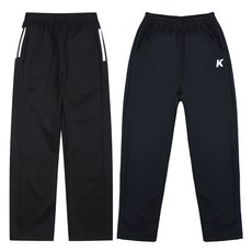 KISPO 兒童刷毛旗幟褲2件組