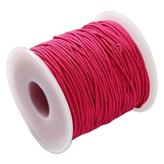 MaDaKkuMi 彩色橡皮筋捲 泳鏡帶製作 橡皮繩 大容量 1.2mm x 50m, 珊瑚色, 1個