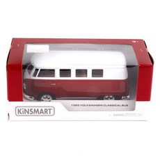 KiNSMART 1962 福斯經典巴士 可動玩具 KT5060, 紅色, 1個