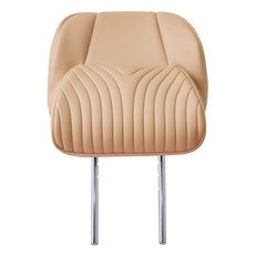 에제스 렉스턴 전용 윙아웃 버킷 헤드레스트 차량용 목쿠션, 새들브라운, 1개