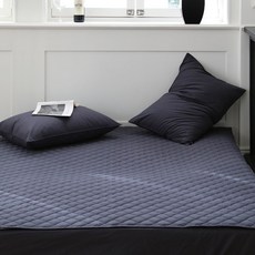 BasicTone 經典高密度 80 個一號大帶固定床墊, 別緻的黑色