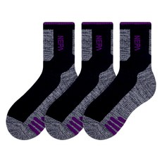 NEPA Mon Ombre 氣墊中筒襪 3雙組 NPCMOMD, 深灰色 + 深灰色 + 深灰色