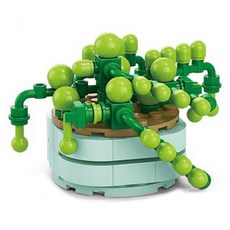 迷你小屋多肉植物3D拼圖, 120件, 類型10, 1個