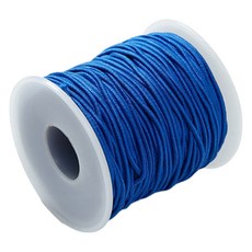 MaDaKkuMi 彩色橡皮筋卷 1.2mm 大容量 50m, 藍色, 1個