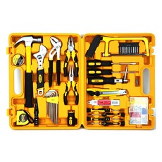 델리 홈시리즈 가정용 공구 세트 블랙 HT0008, 1세트, 8종