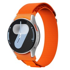 iamdue 智慧手錶 登山錶環 曲面型 錶帶 20mm, 橘色, 1個