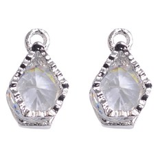 마다꾸미 크리스탈 목걸이 팬던트 목걸이 우정 팔찌 만들기 12 오각, 실버, 2개