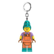 LEGO 樂高人偶鑰匙圈燈 陶瓷女孩 KE225H, GREEN, 1個