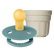 빕스 유아용 컬러 노리개 젖꼭지 BCPEGM1P + 전용캡 세트, 1단계, 아일랜드시, 1세트