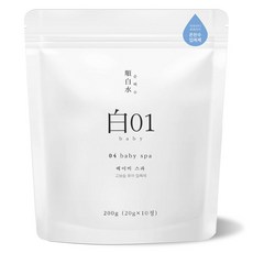 Soon100soo 順白水 孩童用高保濕入浴錠 10顆入, 200g, 1袋