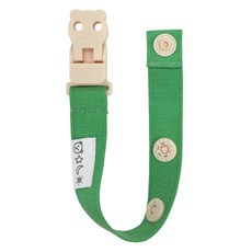스펙트라 유아용 베베곰 쪽쪽이 스트랩, 포레스트그린, 1개