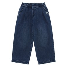 R.ROBOT 兒童刷毛丹寧哈倫褲