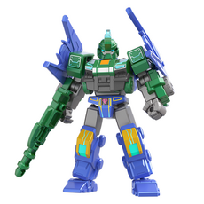 Funnyflux 恐龍星 迷你公仔 劍龍爆風翼機器人, 1個, 混合顏色