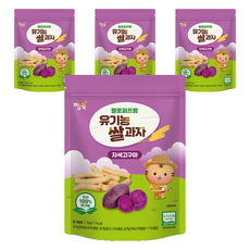 Jjangjuk 孩童米棒, 紫薯, 30g, 4包