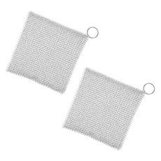 MONACO OLIVE 優質316L不鏽鋼環狀鋼絲絨 10cm, 銀色, 2個