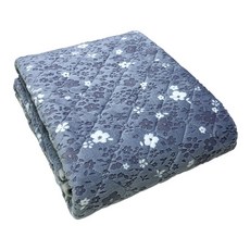 可水洗電熱毯, S(180 x 100cm), 藍色花朵