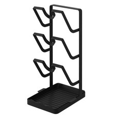 THE ZAKKA 多用途廚房鍋蓋架, 黑色, 1個