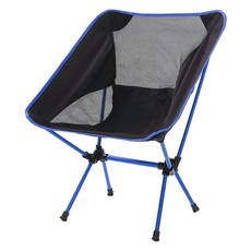 輕量空氣網眼露營椅, 藍色, 1個