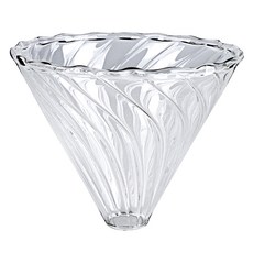 칼딘 홈카페 핸드드립 플리츠 유리 커피드리퍼, 단품, 60ml, 1개