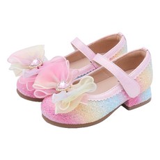 키펀트 여아용 트윙클 하트 또각 굽구두 K-75