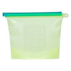 inbloom 矽膠密封保鮮袋 綠色, 1個, 1500ml