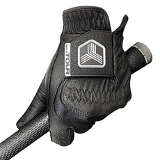 TourGolf 男士用 Power Grip 高爾夫手套 左手佩戴, 黑色, 1個