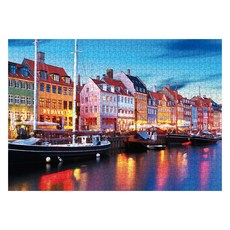 成人興趣 多款拼圖 1000片 湖畔, 1000件, 混色