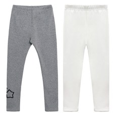 Uravi 兒童款 Star Lavi 貂皮絨內搭褲 2件組