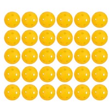 Robrococo室內防破壞高爾夫練習球, 黃色, 30個