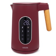 韓國 HAAN 不銹鋼大容量無線電熱水壺1.7L, HEK-B176(酒色)