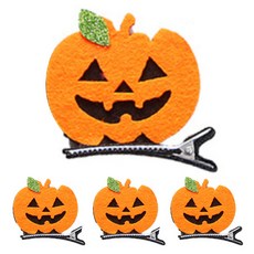 Black Tree 萬聖節道具髮飾髮夾, 4個, 南瓜
