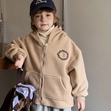 Starbean 兒童休閒刷毛連帽外套