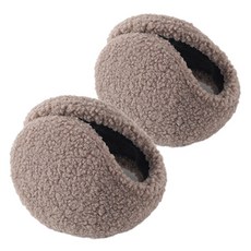 DeepTalk 羊羔毛男女通用耳罩 一般款 + 特大款套組 DT0258