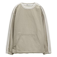 미쏘 여성용 본딩 배색 긴소매 스웻셔츠