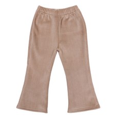 Rainbow Kids 女童保暖貂絨喇叭褲