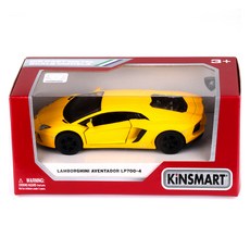 KiNSMART 霧面藍寶堅尼迷你車 KT5370, 黃色, 1個