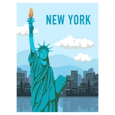 Momofix Painting DIY 數字油畫套組 30 x 40 cm, 1套, D21 紐約