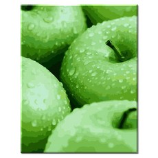 Momofix Painting DIY 數字油畫套組 30 x 40 cm, C12 青蘋果2, 1套