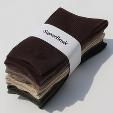 Superbasic 男女通用 1290 羅紋襪 5雙組