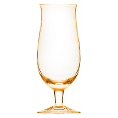 Moser KARLSBAD Wellenspiel 托帕石高腳啤酒杯 330ml, 1個