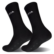 PGA TOUR 防滑墊緩衝長襪2腳組 PGAM-09, 黑色, 1組